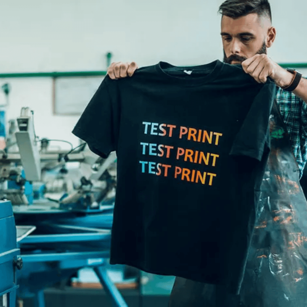 Test t shirt printing