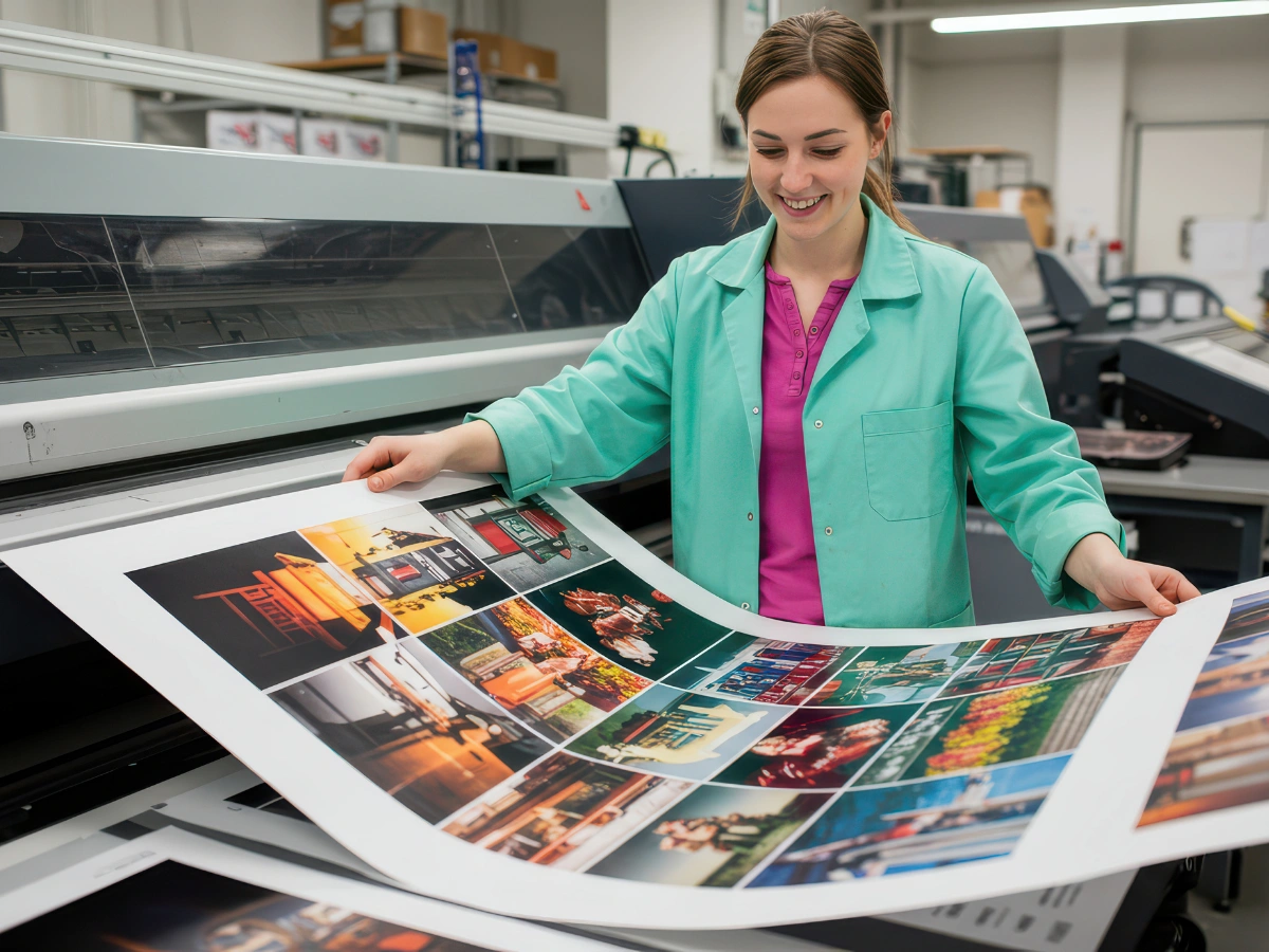 High-quality color prints produced in a modern press – Digital Printing Services in UAE.