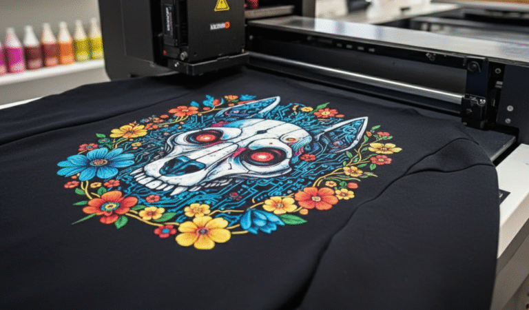 Custom Hoodie Printing dubai on the Heat Machine