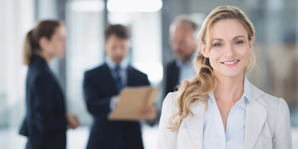 Professional corporate staff wearing formal uniforms supplied by a trusted Uniform Supplier in the UAE.